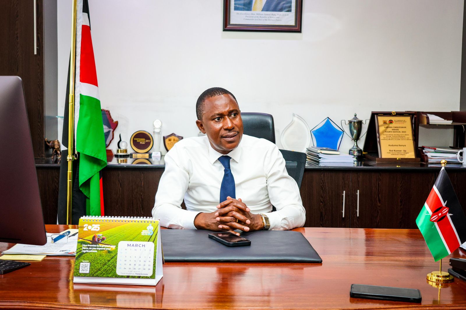 Huduma Kenya CEO Mr. Ben Kai Chilumo